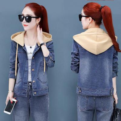 ÁO KHOÁC JEAN PHỐI NÓN VÀNG - NK323